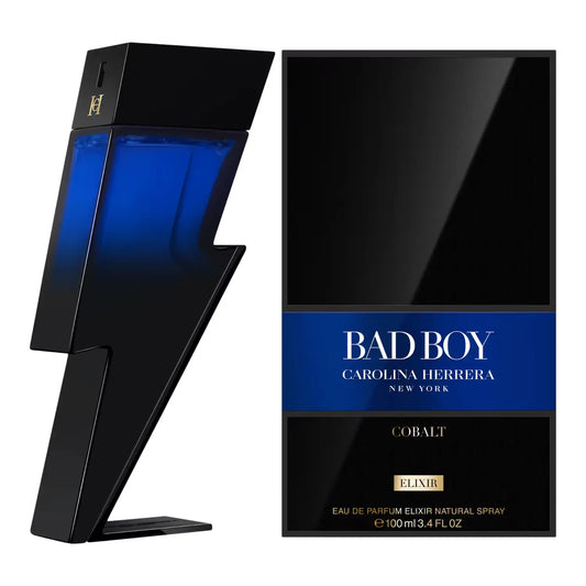 Bad Boy Cobalt Elixir by Carolina Herrera 3.4 oz EDP Spray for Men