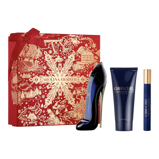 Good Girl 3 pc Gift Set by Carolina Herrera 2.7 oz EDP Spray for Women