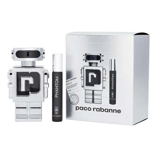 Phantom 2 pc Gift Set by Paco Rabanne 3.4 oz EDT Spray for Men