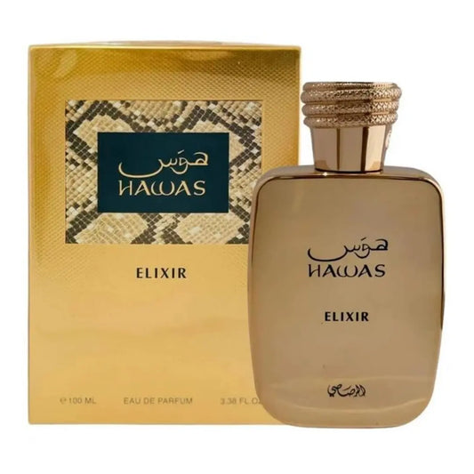 Hawas Elixir by Rasasi 3.4 oz EDP Spray for Men